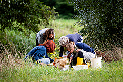 Im Citizen Science-Projekt FLOW haben B&uuml;rgerforschende in ganz Deutschland kleine Flie&szlig;gew&auml;sser auf ihren &ouml;kologischen Zustand untersucht (Bild: J. Farys)